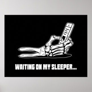 Fantasy Football Waiting On My Sleeper... Poster