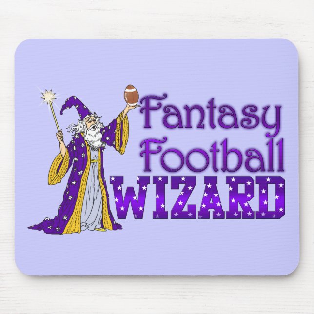 Fantasy Football Wizard Mousepad (Front)
