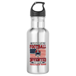 Fantasy Football Women Vintage Sports Shirt_1 532 Ml Water Bottle