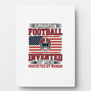 Fantasy Football Women Vintage Sports Shirt_1 Plaque