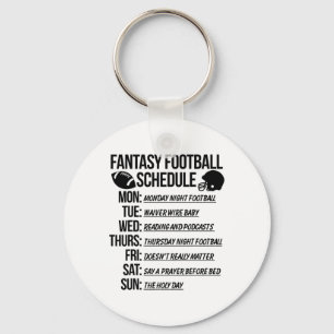 Fantasy Footll Draught Party  Key Ring