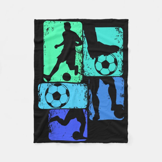 Fantasy Footll Soccer Winner Prize  Fleece Blanket (Front)