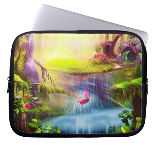 Fantasy Forest Laptop Sleeve (Front)