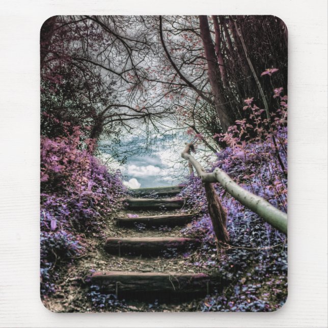 Fantasy Forest Steps Mouse Pad (Front)