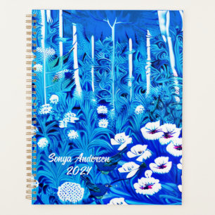 Fantasy Forest with Flowers and Birds Planner