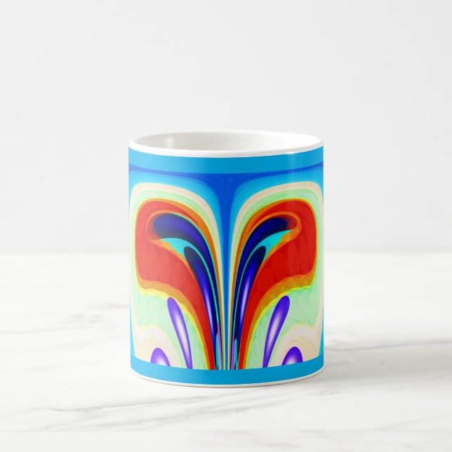 Fantasy fountain art coffee mug (Center)