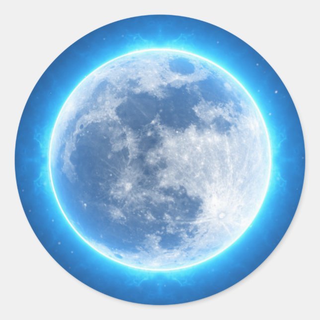 fantasy full moon stickers (Front)