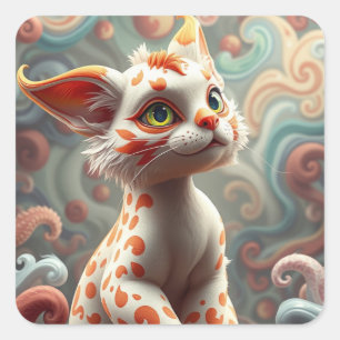 Fantasy Fun Cat Stickers