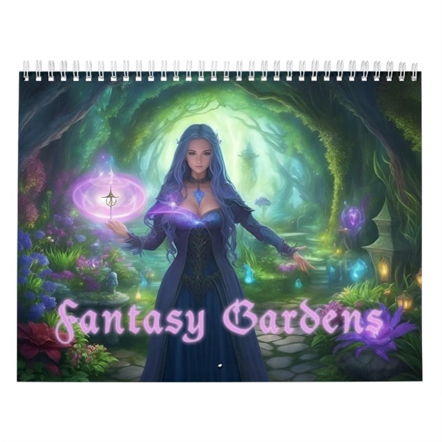 Fantasy Gardens Calendar (Cover)