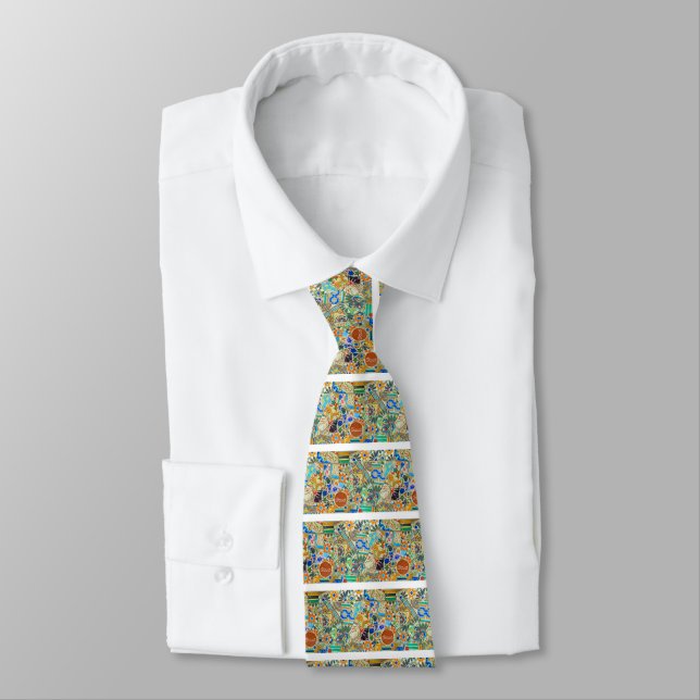 Fantasy. Gaudi. Picture 2 Tie (Tied)