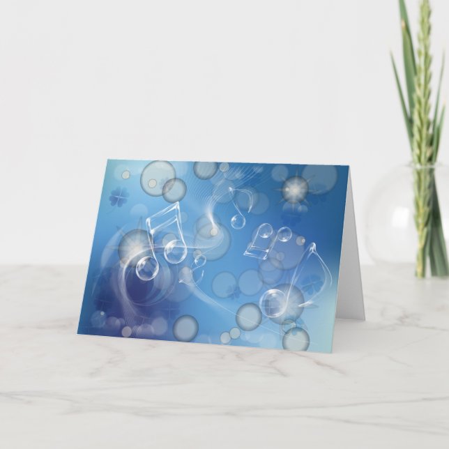 Fantasy Glass Music Notes (Front)