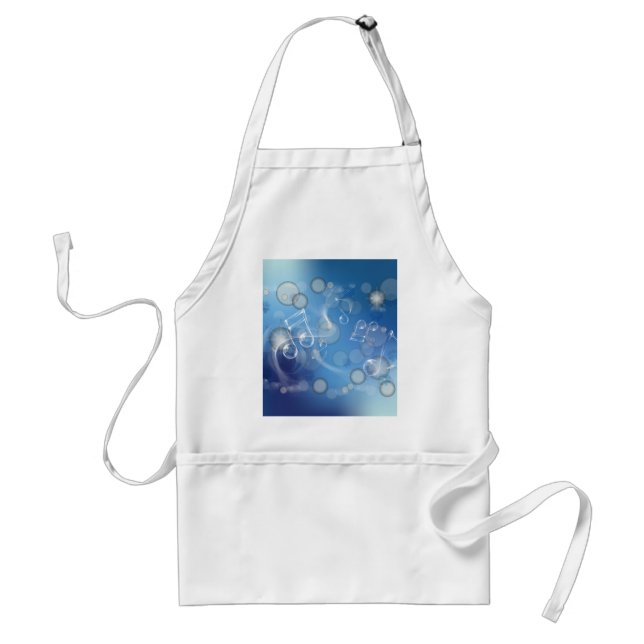 Fantasy Glass Music Notes Standard Apron (Front)