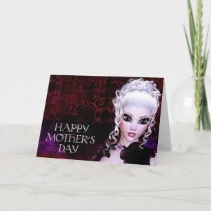 Fantasy Gothic Dark Mother's Day Card