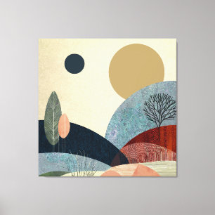 Fantasy Hills Landscape Canvas Print