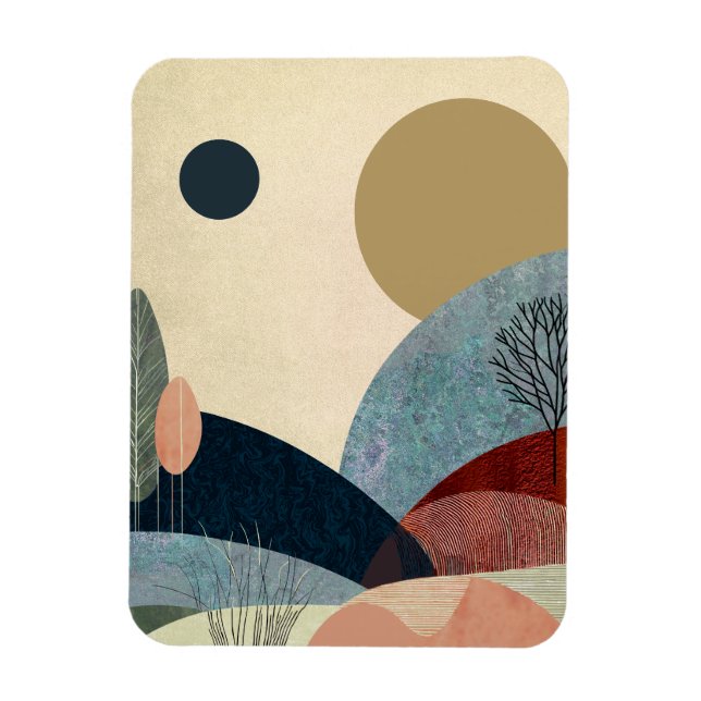 Fantasy Hills Landscape Magnet (Vertical)