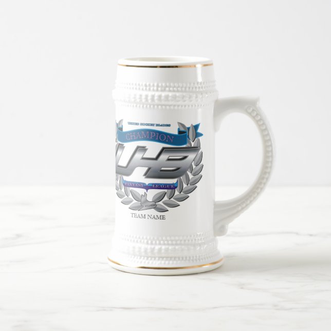 Fantasy Hockey Trophy Beer Stein (Right)