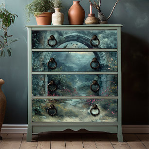 Fantasy Horror Dracula Castle Vampire Bats Gothic Tissue Paper