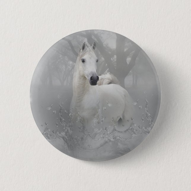Fantasy Horse 6 Cm Round Badge (Front)