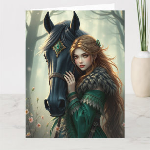 Fantasy Horse Card