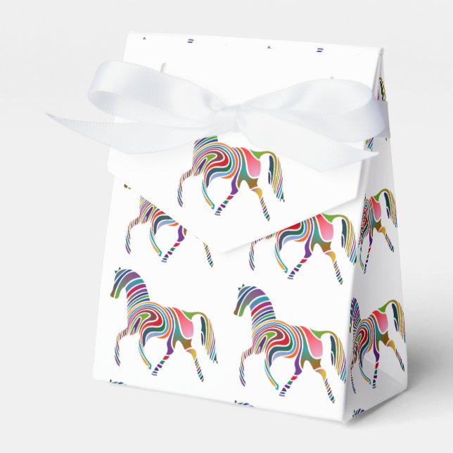Fantasy Horse Favour Box (Front Side)