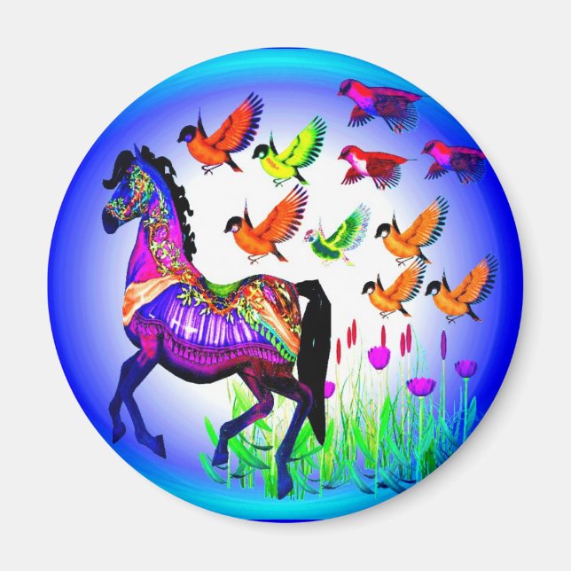 Fantasy Horse Magnet (Front)