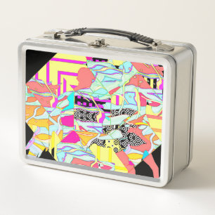  Fantasy Horse Race   Metal Lunch Box