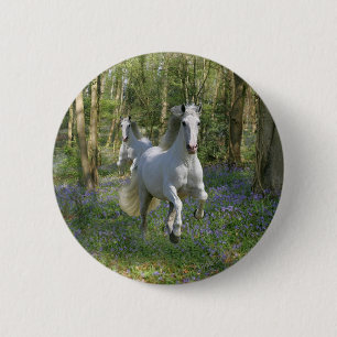 Fantasy Horses: Bluebell Wood 6 Cm Round Badge