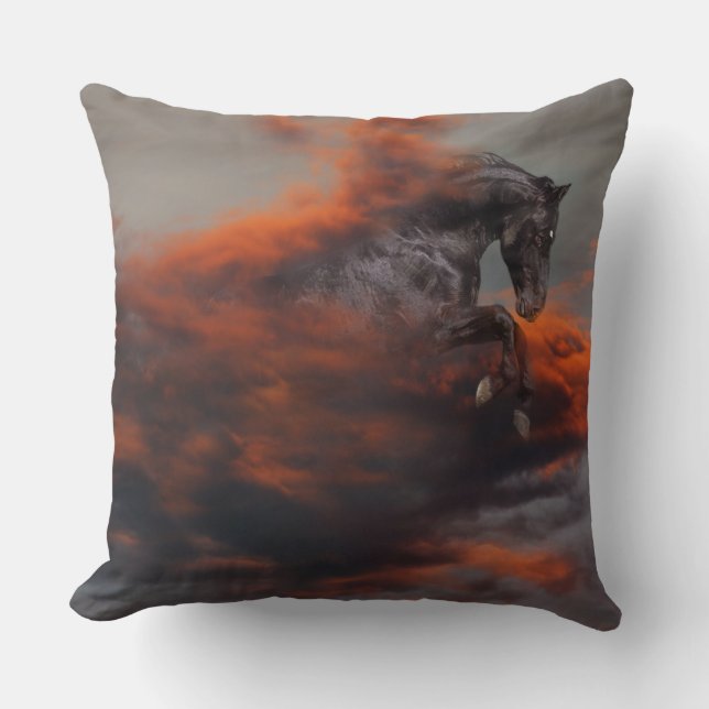 Fantasy Horses: Clouds Cushion (Front)