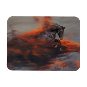 Fantasy Horses: Clouds Magnet