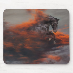 Fantasy Horses: Clouds Mouse Pad