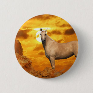 Fantasy Horses: Mountain 6 Cm Round Badge