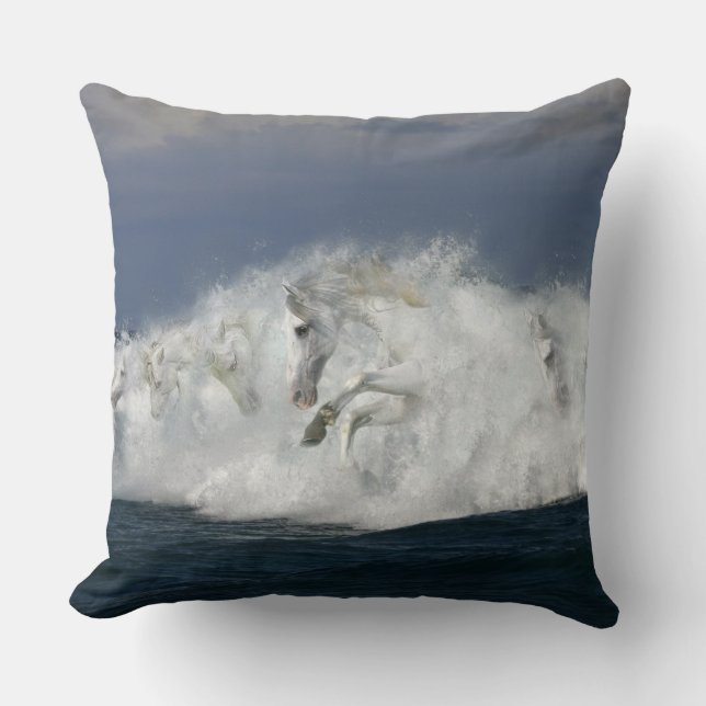 Fantasy Horses: Sea Cushion (Front)