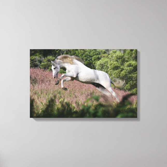 Fantasy Horses: Spring Gallop Canvas Print (Front)
