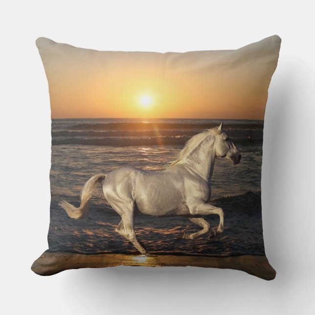 Fantasy Horses: Sunset Cushion (Front)