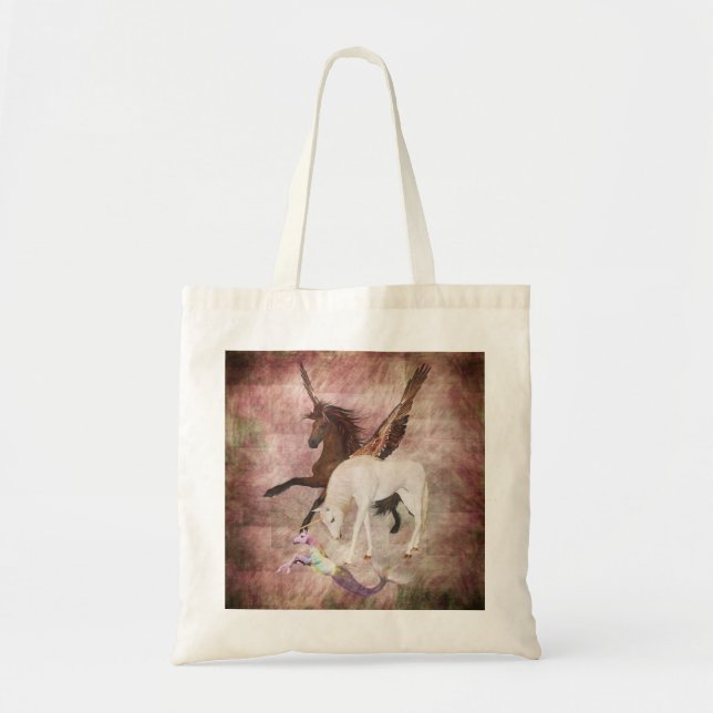 Fantasy Horses Tote Bag (Front)