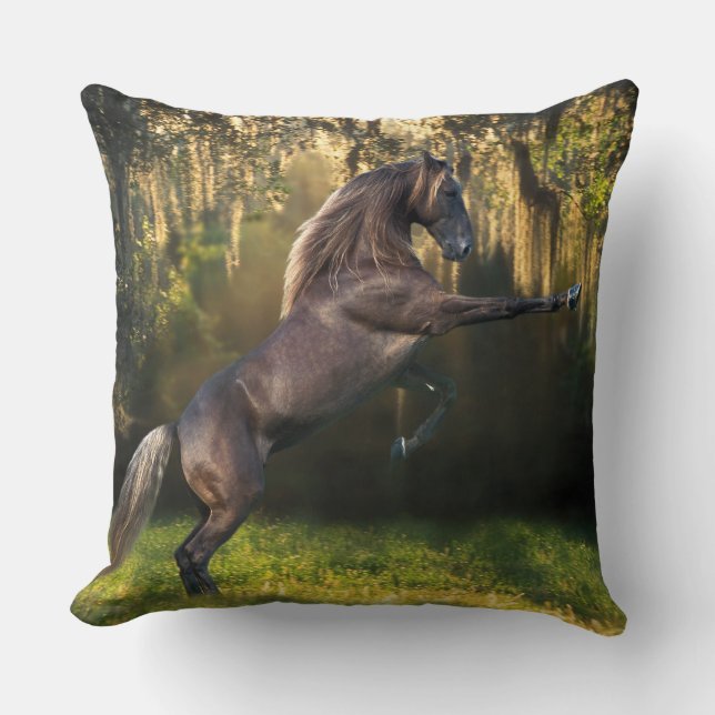 Fantasy Horses: Warrior Prince Cushion (Front)