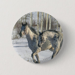 Fantasy Horses: Winter Wonderland 6 Cm Round Badge
