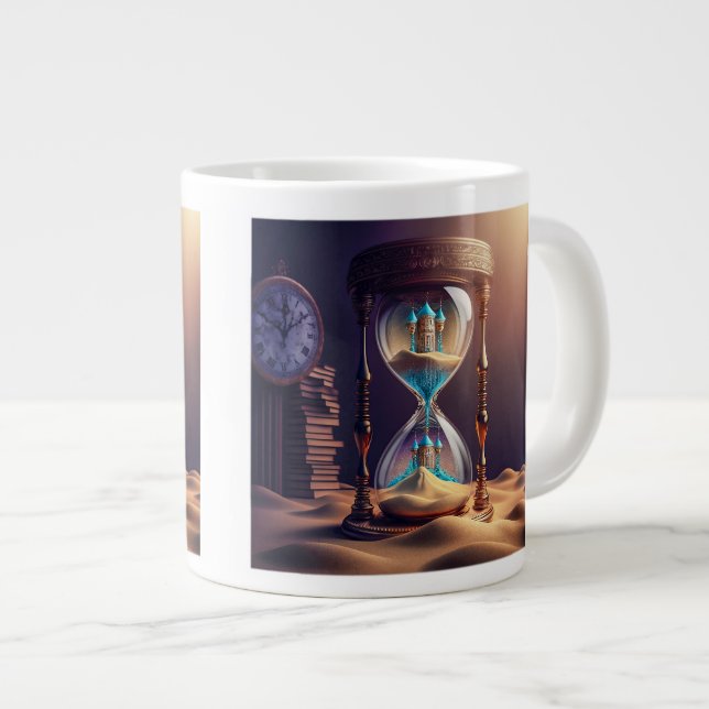 Fantasy Hourglass Jumbo Mug  (Front Right)