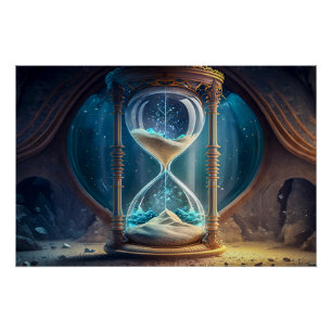 Fantasy Hourglass Poster
