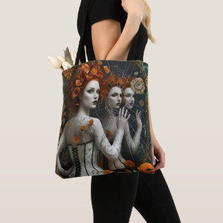 fantasy illustration tote bag