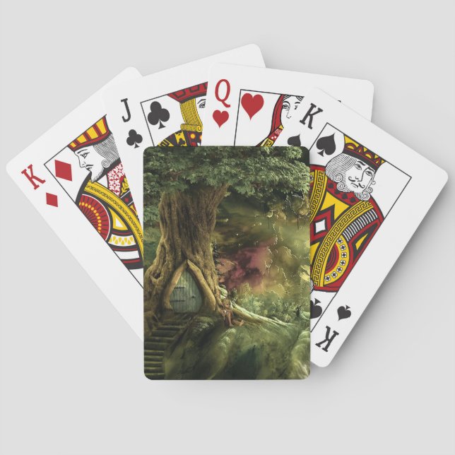 Fantasy in the Amazon Playing Cards (Back)