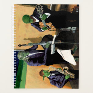 Fantasy Jazz Blues Musicians Music Art Planner