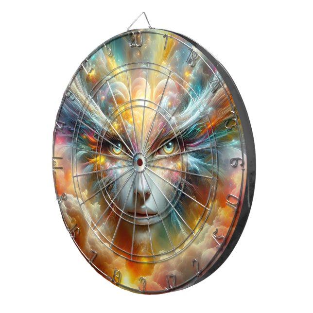 Fantasy  Lady ProfiledInkDart Board Dartboard (Front Right)