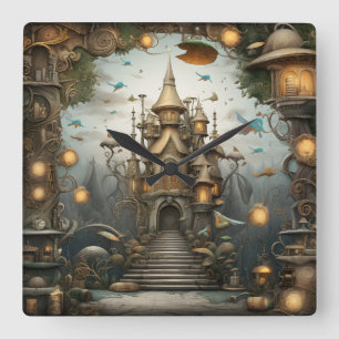 Fantasy Land Wall Clock