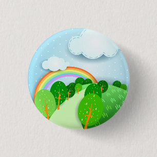 Fantasy landscape, button
