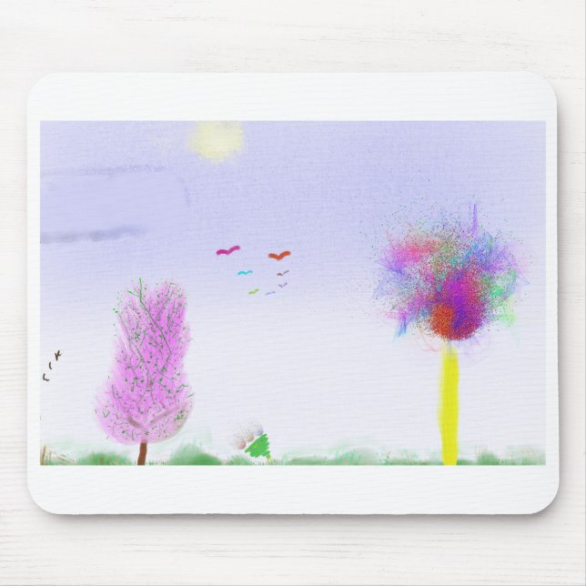 Fantasy Landscape Escape Mousepad (Front)