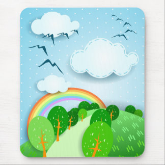 Fantasy landscape, mousepad