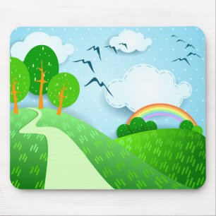 Fantasy landscape, mousepad