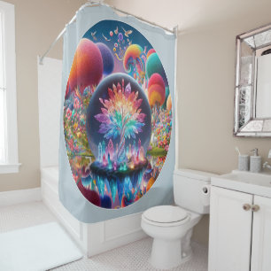 Fantasy Landscape Shower Curtain