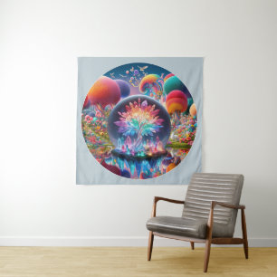 Fantasy Landscape Tapestry